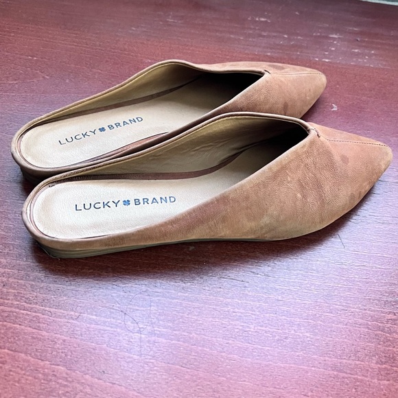 Lucky Brand Shoes - Lucky Brand leather upper slide sandals 7.5M